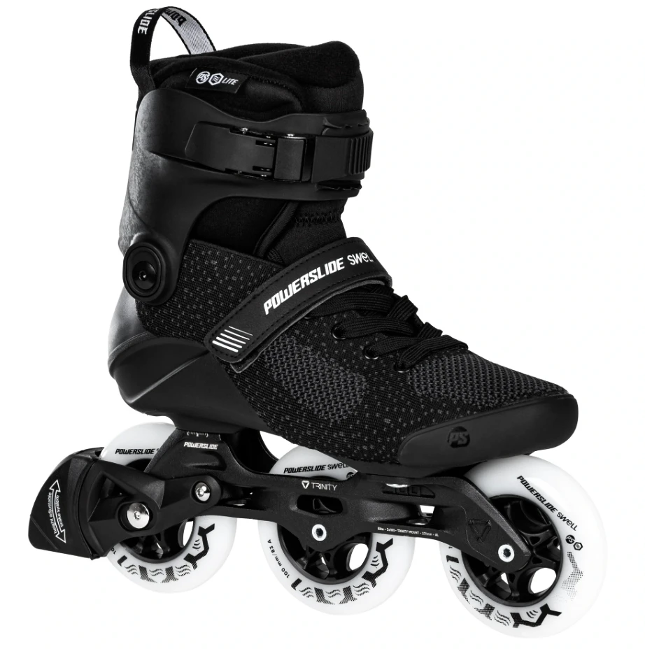 Heren inlineskates Powerslide  Swell Lite Black 100 Trinity  46-47