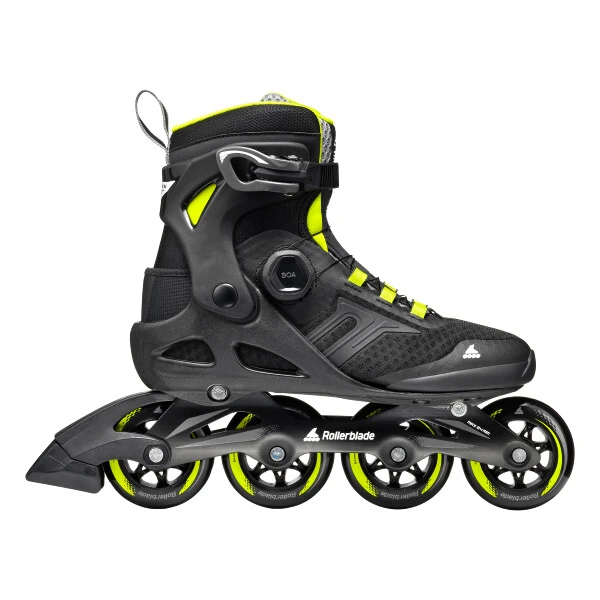 Heren inlineskates Rollerblade  Macroblade 84 BOA Black/Lime