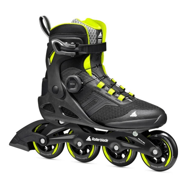Heren inlineskates Rollerblade  Macroblade 84 BOA Black/Lime