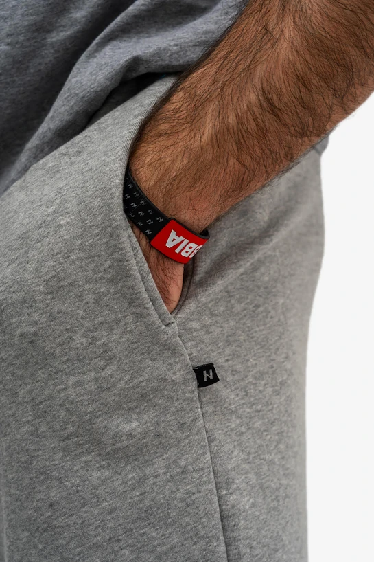 Heren joggingbroek Nebbia  Beast Mode On iconic sweatpants 186 grey