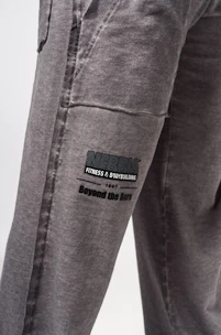 Heren joggingbroek Nebbia  Washed-off Gym Sweatpants NO SHORTCUTS 372 Light Grey