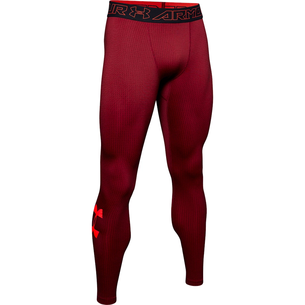 Heren legging Under Armour HeatGear Legging Novelty Red S