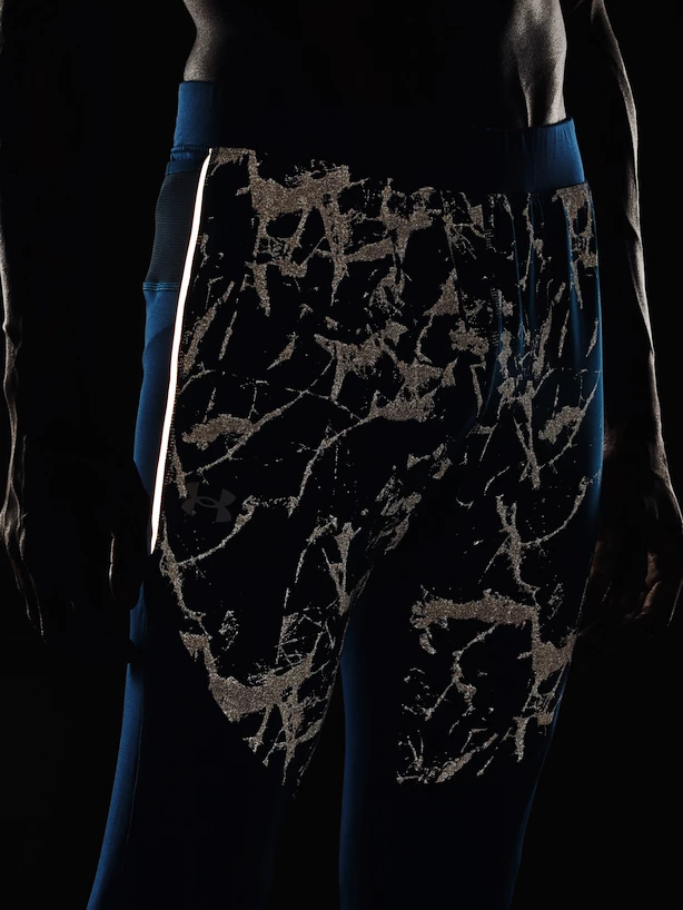 Heren legging Under Armour  OUTRUN THE COLD TIGHT-BLU