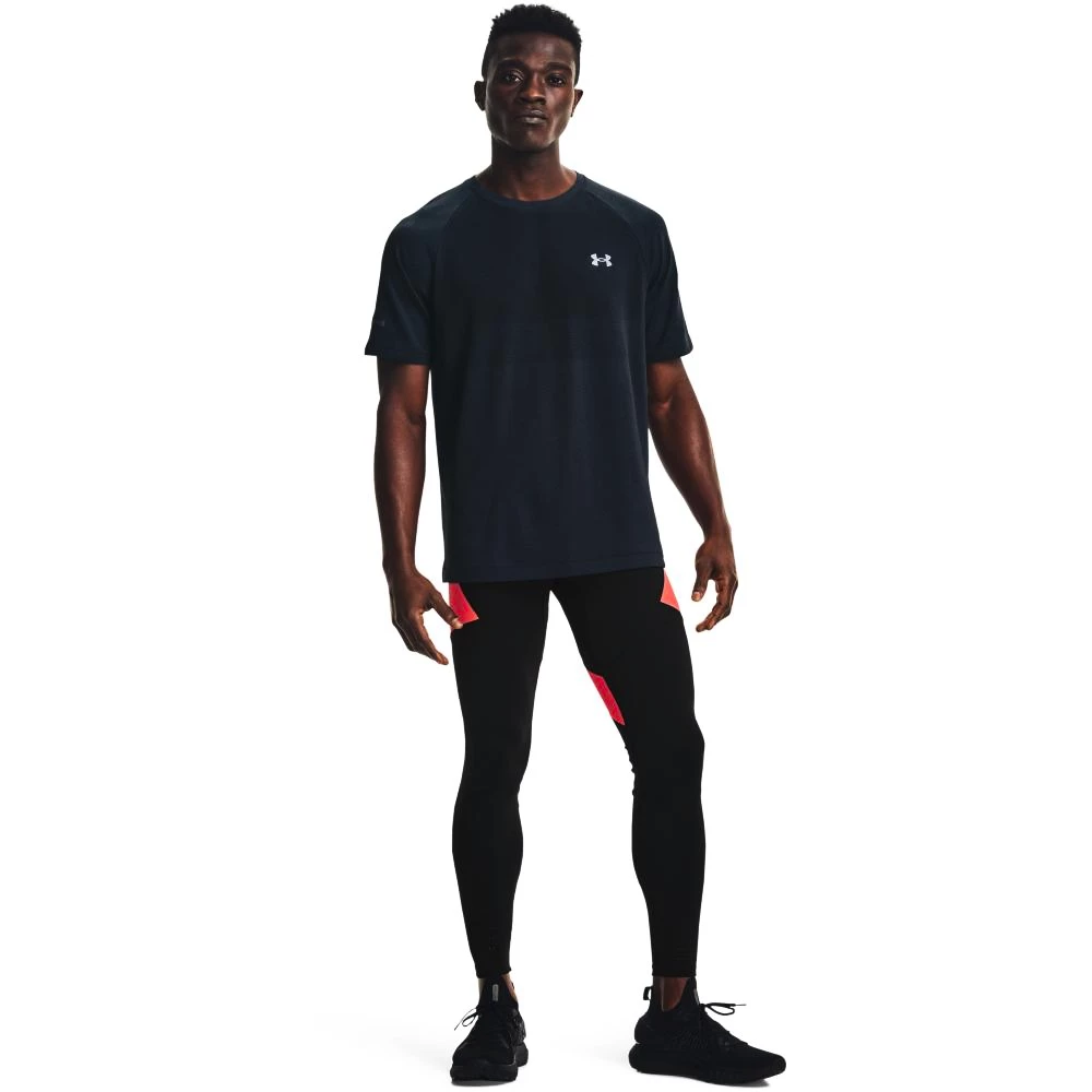 Heren legging Under Armour  Speedpocket Tight Black
