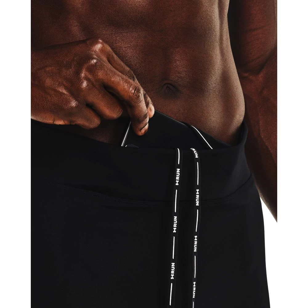 Heren legging Under Armour  Speedpocket Tight-BLK