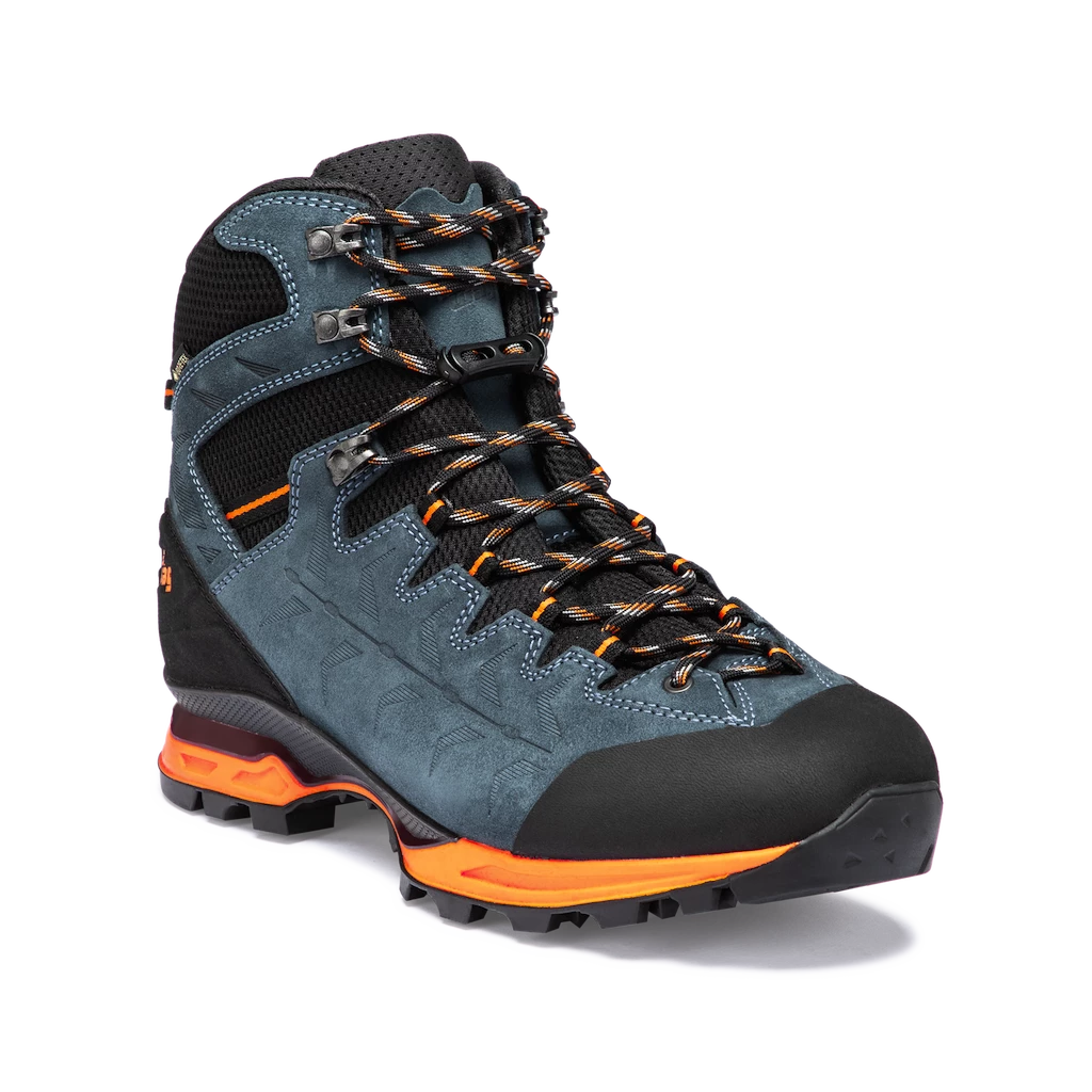 Heren outdoorschoenen Hanwag Makra Trek GTX Steel/Orange