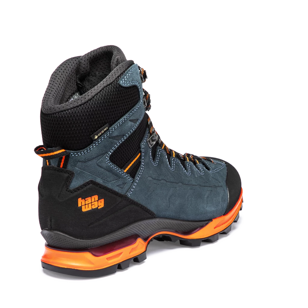 Heren outdoorschoenen Hanwag Makra Trek GTX Steel/Orange