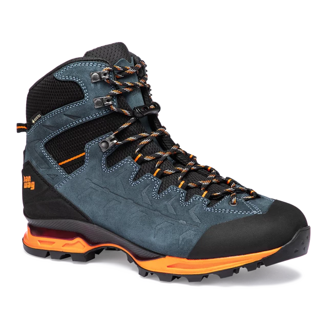 Heren outdoorschoenen Hanwag Makra Trek GTX Steel/Orange