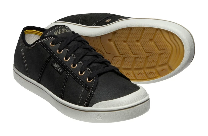 Heren outdoorschoenen Keen Eldon Harvest Sneaker Lea Black/Silver Birch  US 8,5