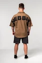 Heren overhemd Nebbia  Washed-off Oversized Shirt 90s THROWBACK 347 Light Brown