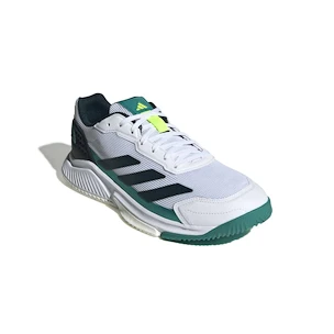 Heren padellaarzen adidas  Courtquick Padel Shoes Cloud White/Aurora Ivy