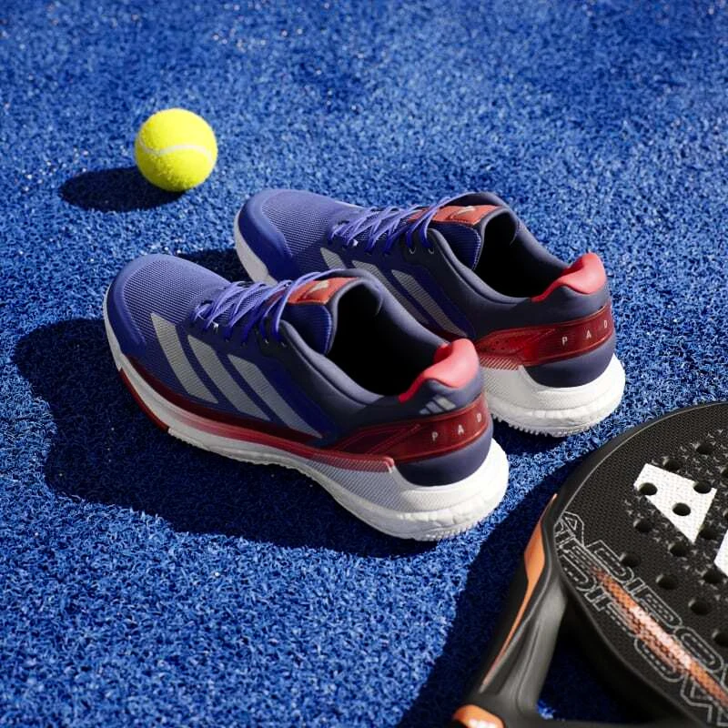 Heren padellaarzen adidas  Crazyquick Boost Padel Lucid Blue