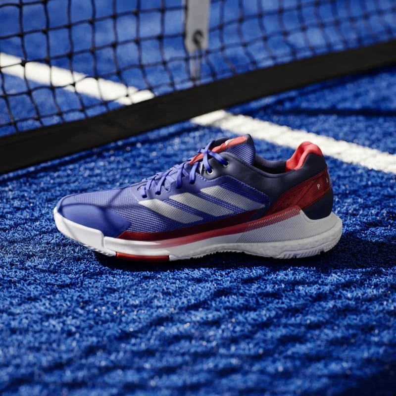 Heren padellaarzen adidas  Crazyquick Boost Padel Lucid Blue