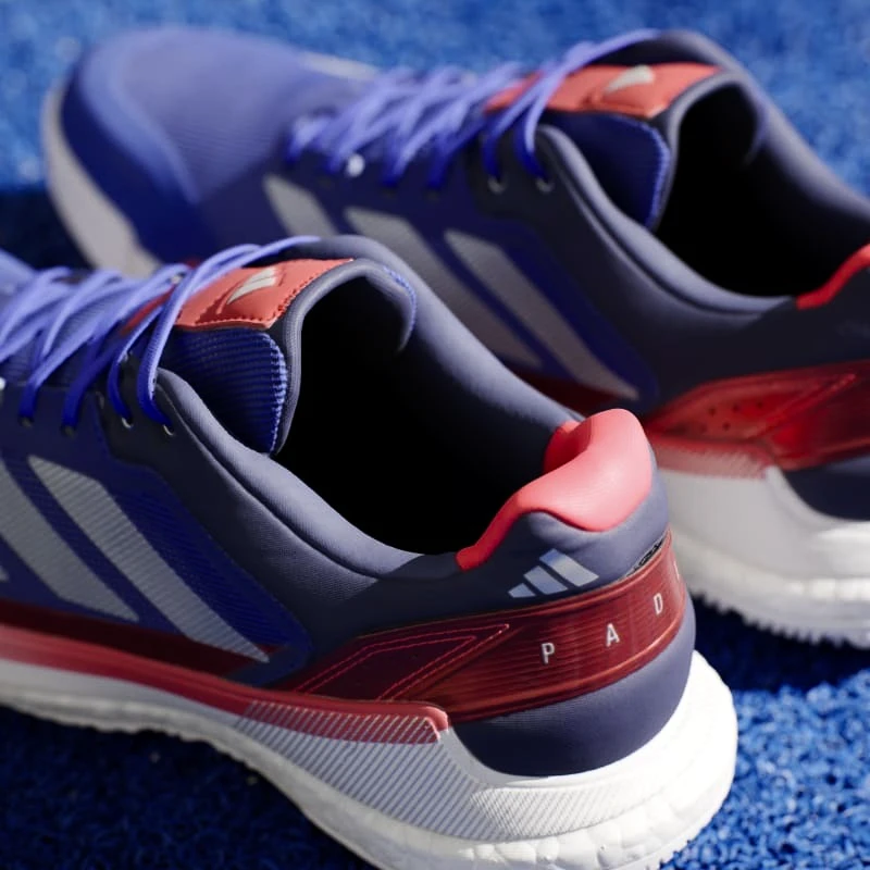 Heren padellaarzen adidas  Crazyquick Boost Padel Lucid Blue