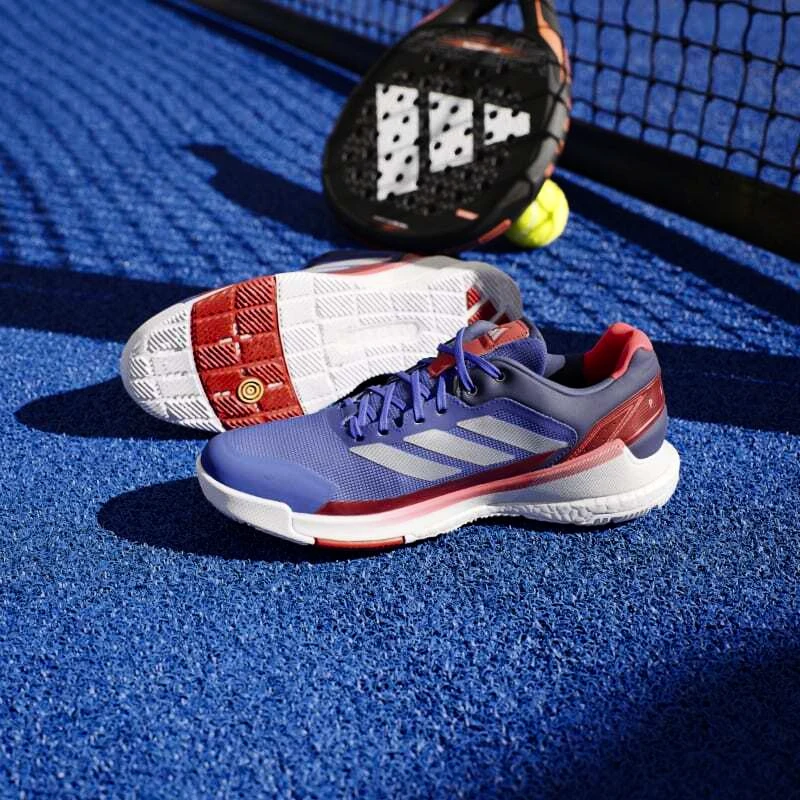 Heren padellaarzen adidas  Crazyquick Boost Padel Lucid Blue