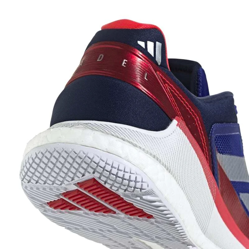Heren padellaarzen adidas  Crazyquick Boost Padel Lucid Blue