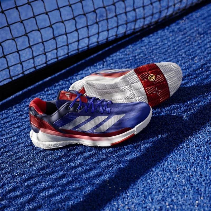 Heren padellaarzen adidas  Crazyquick Boost Padel Lucid Blue