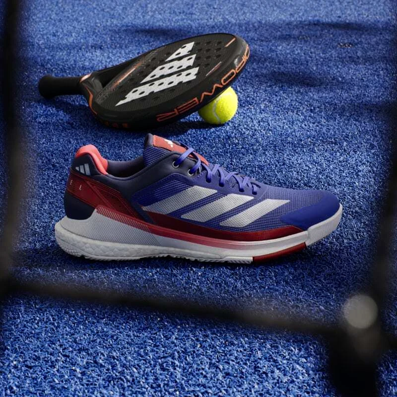 Heren padellaarzen adidas  Crazyquick Boost Padel Lucid Blue
