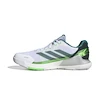 Heren padellaarzen adidas  Crazyquick Padel Shoes Cloud White/Aurora Ivy