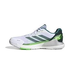 Heren padellaarzen adidas  Crazyquick Padel Shoes Cloud White/Aurora Ivy