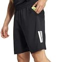 Heren short adidas  Club 3 Stripes Short Black