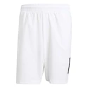Heren short adidas  Club 3 Stripes Short White
