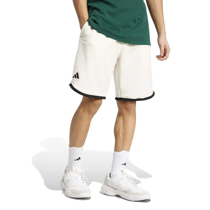 Heren short adidas  Heritage Short White L