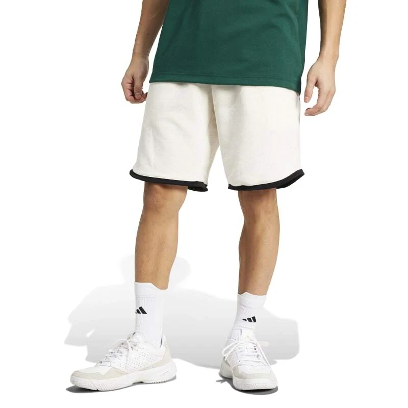 Heren short adidas  Heritage Short White L