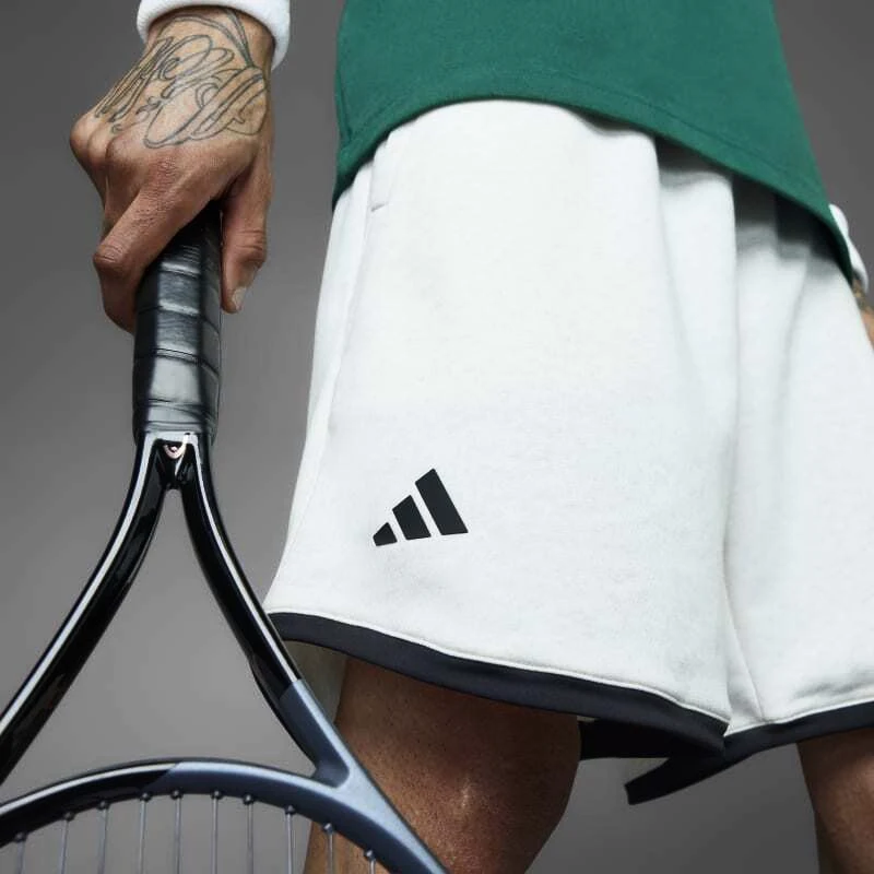 Heren short adidas  Heritage Short White L