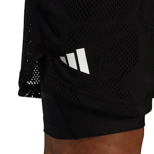 Heren short adidas  Melbourne Tennis Two-in-One 7-inch Shorts Black