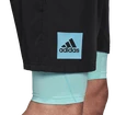 Heren short adidas  Paris 2 in 1 Short Carbon