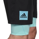 Heren short adidas  Paris 2 in 1 Short Carbon