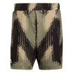 Heren short adidas  Printed Short 7'' Primeblue Orbit Green