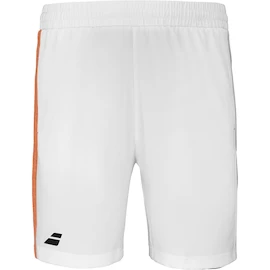 Heren short Babolat Play Short Men White/Orange