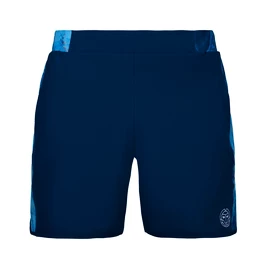 Heren short BIDI BADU Adnan 7in Tech Shorts Dark Blue Aqua