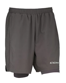 Heren short CCM 2 IN 1 Training Short Charcoal