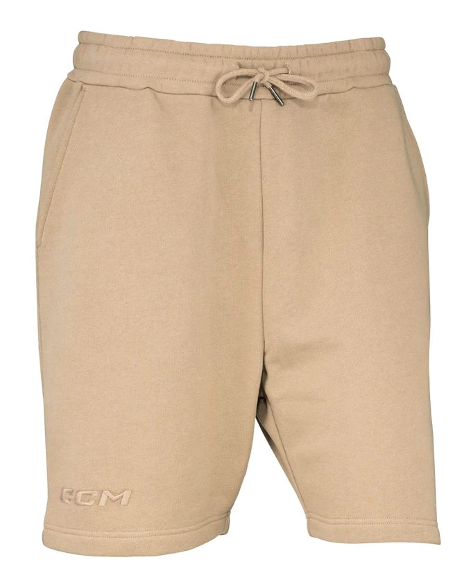 Heren short CCM Core Fleece Short Sand M