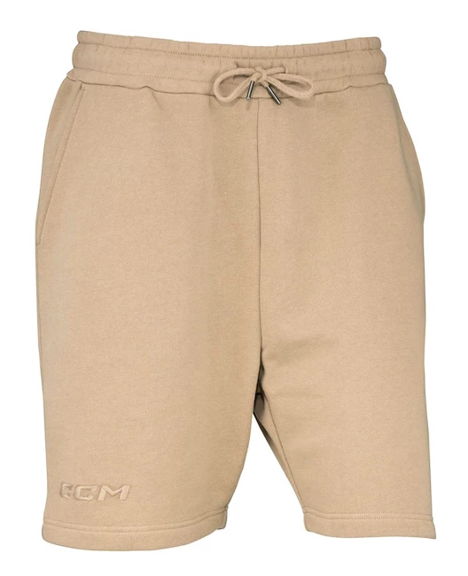 Heren short CCM Core Fleece Short Sand M