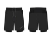 Heren short Inov-8 Trailfly Ultra 7" 2in1 Short Black