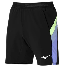 Heren short Mizuno Release 8 in Amplify Black/Techno Green