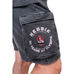 Heren short Nebbia NEBBIA x OLYMPIA Washed Loose Fit Cargo Shorts LEGACY 787 black