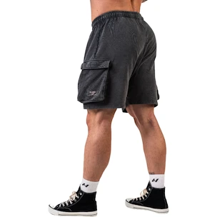 Heren short Nebbia NEBBIA x OLYMPIA Washed Loose Fit Cargo Shorts LEGACY 787 black