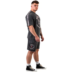 Heren short Nebbia NEBBIA x OLYMPIA Washed Loose Fit Cargo Shorts LEGACY 787 black