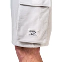 Heren short Nebbia NEBBIA x OLYMPIA Washed Loose Fit Cargo Shorts LEGACY 787 light grey