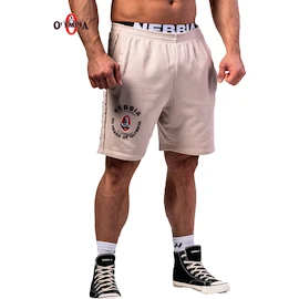 Heren short Nebbia NEBBIA x OLYMPIA Washed Sweat Shorts LEGEND 786 light grey