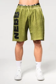 Heren short Nebbia Washed-off Gym Sweatshorts NO BS 367 Light Green