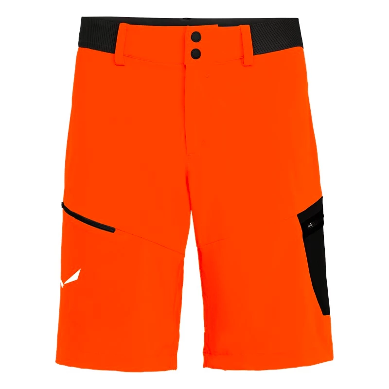 Heren short Salewa  Pedroc Cargo 2 Dst Red Orange XL