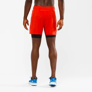 Heren short Salomon  XA Twinskin Short Goji Berry