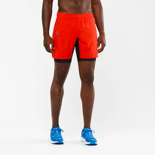 Heren short Salomon  XA Twinskin Short Goji Berry