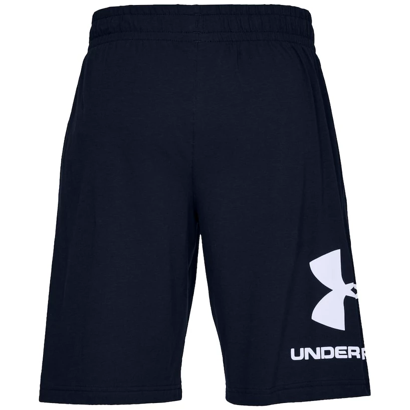 Heren short Under Armour  COTTON BIG LOGO SHORTS blue S
